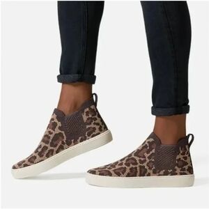Rothy's Chelsea Sneaker Boot in Wildcat Leopard/Cheetah Print